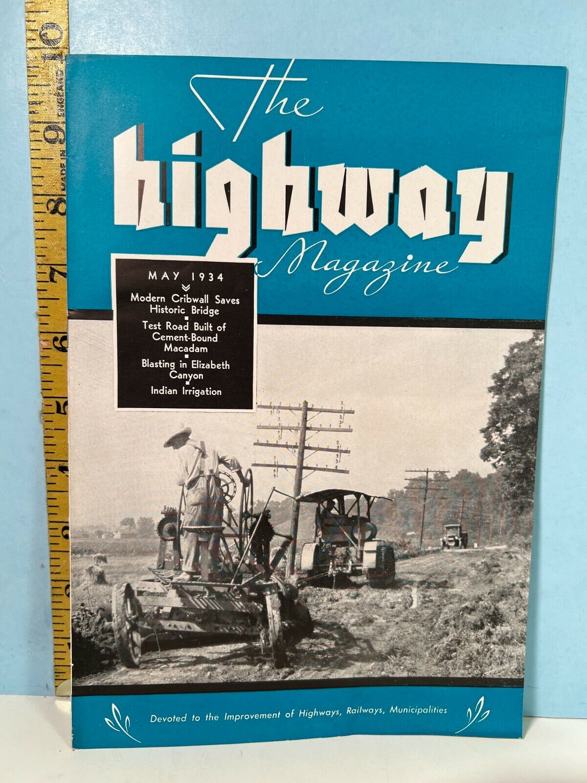 1934 May The Highway Magazine - Highways, Railways & Bridges & Infrastructure