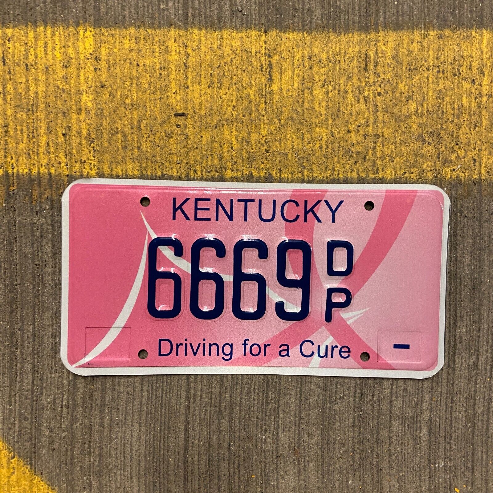 2007 Kentucky CANCER License Plate Garage Auto Wall Decor Devil Evil 666 6669 DP