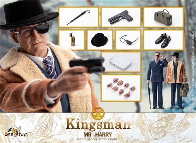BEE TOYS BE01 Kings Man Mr.Harry  1/6th Collectibles Figure New Hot Toy In Stock