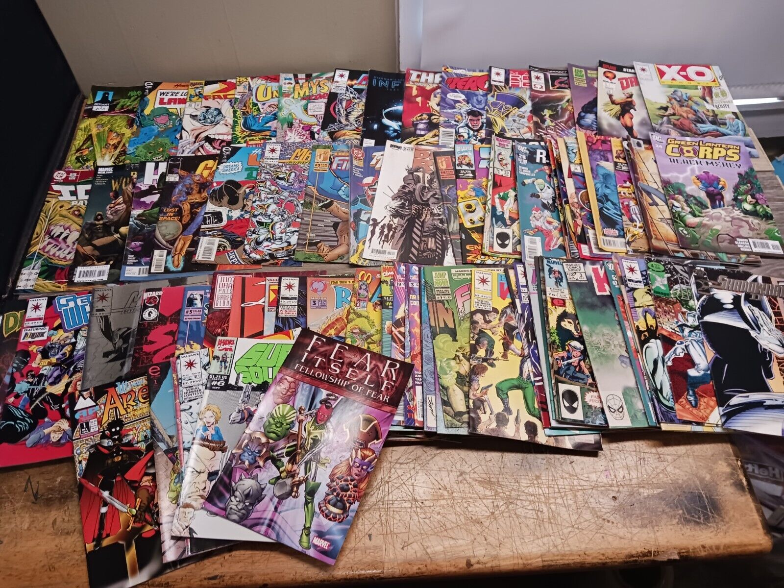 Comic Book Lot 80 + Vtg Valiant DC Marvel Huge Variety