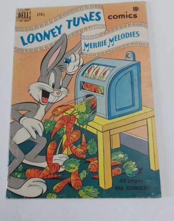 1950 Looney Tunes & Merrie Melodies Dell Comic Book #102 - BUGS BUNNY