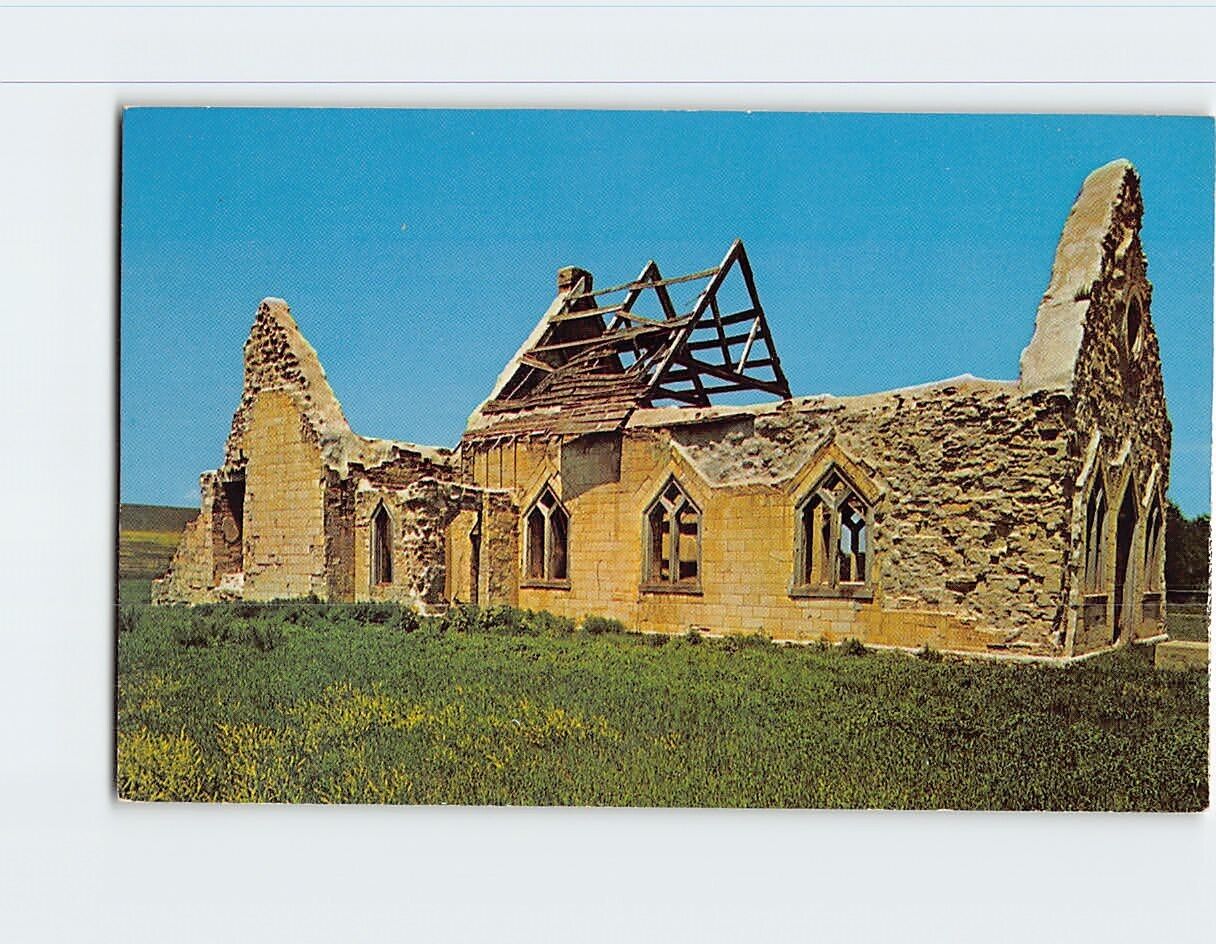 Postcard Fort Randall Chapel South Dakota USA
