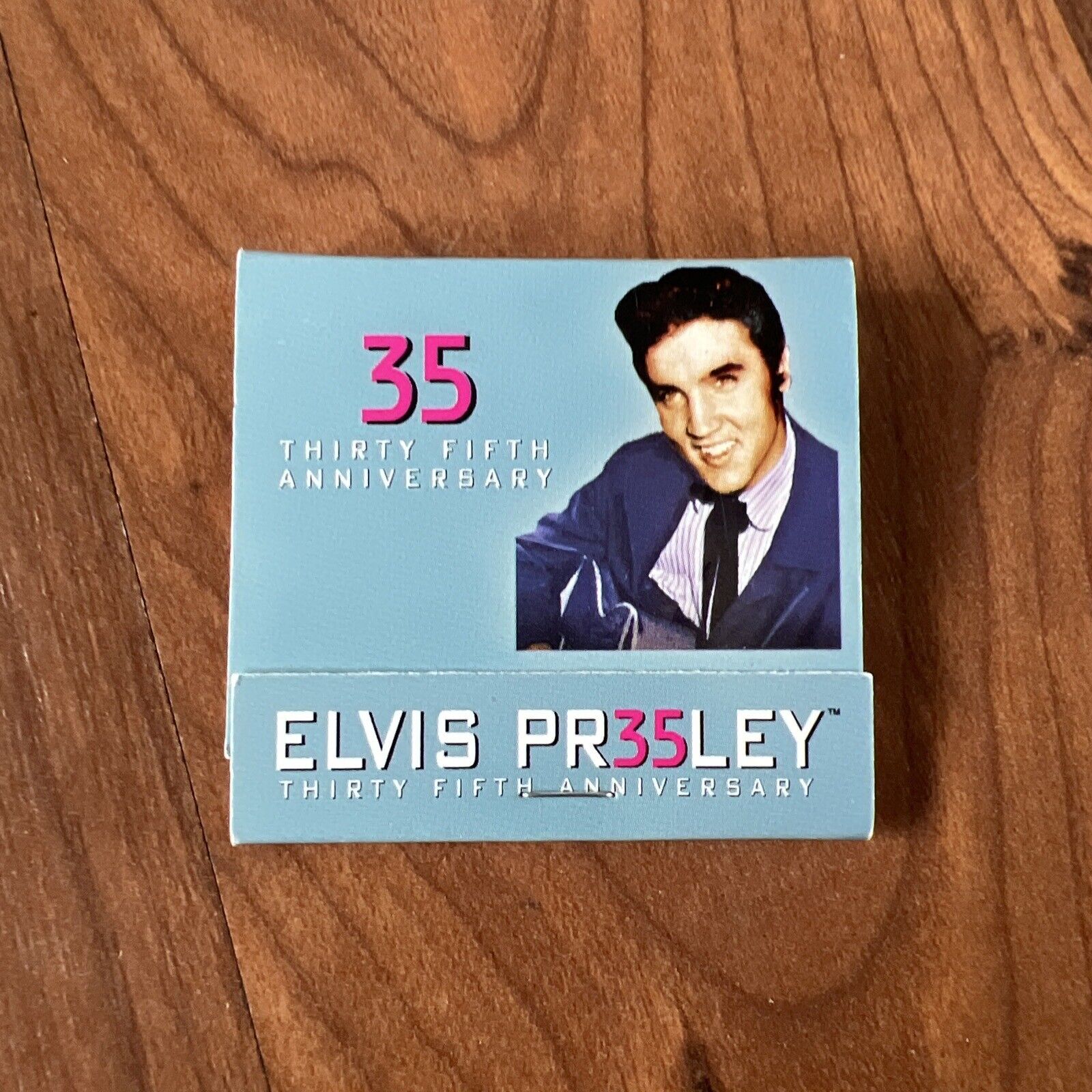 Vintage Elvis Presley Licensed 35 Anniversary Matchbook Unstruck Full