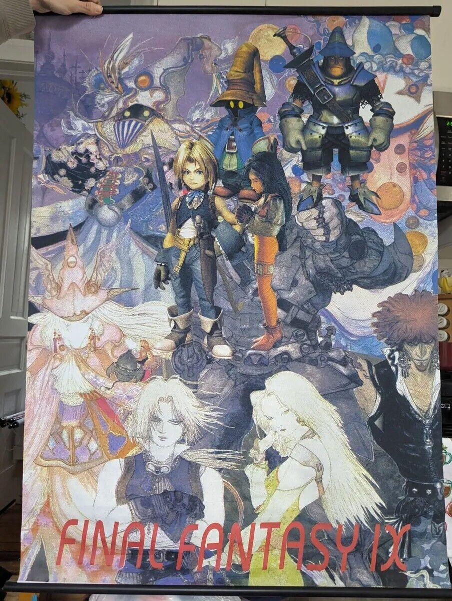 2000 Final Fantasy IX Cast: Squaresoft Wall Scroll Poster 32\