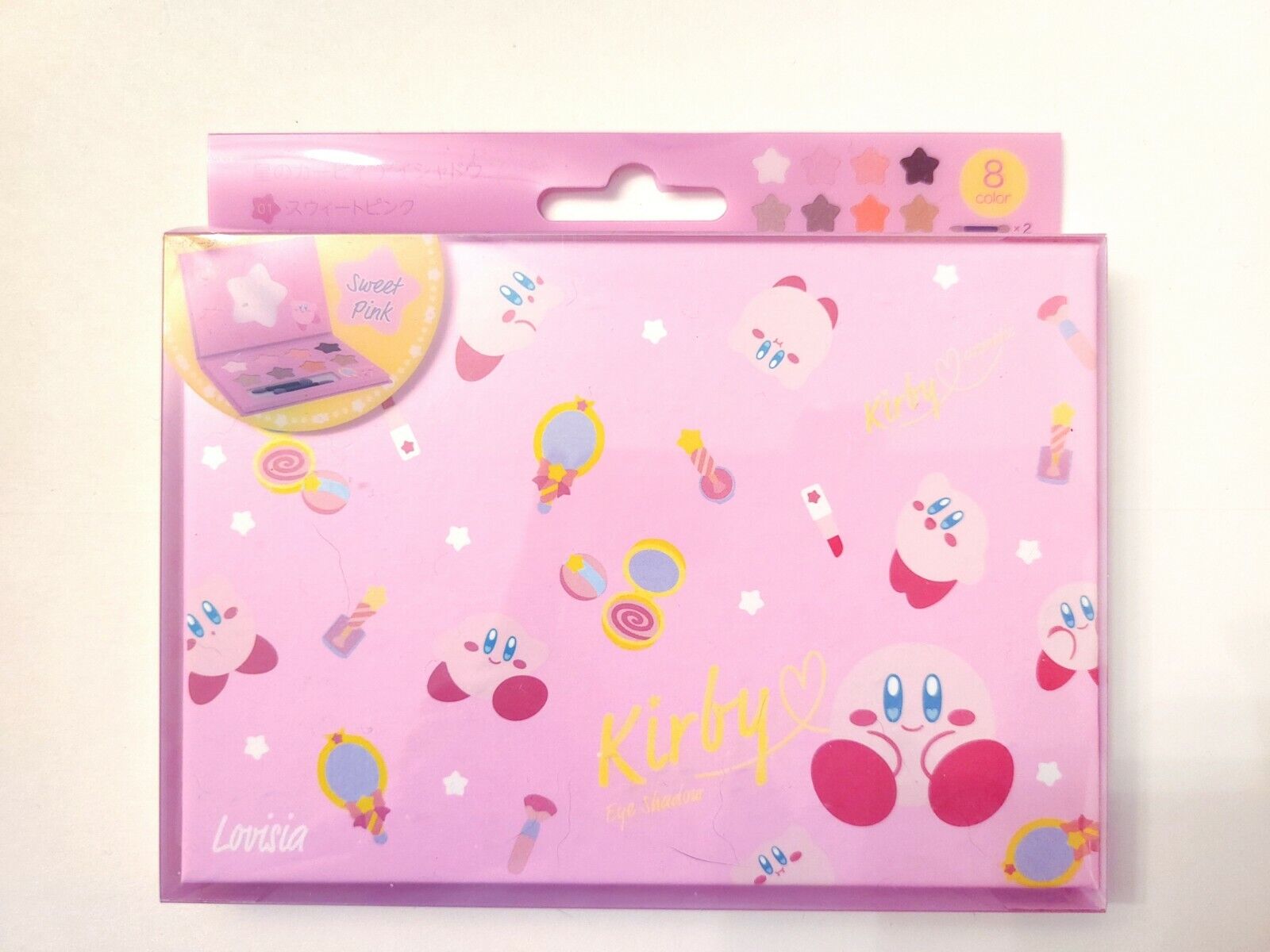 Lovisia Kirby of the Stars EyeShadow Palette 01 Sweet Pink Official From Japan