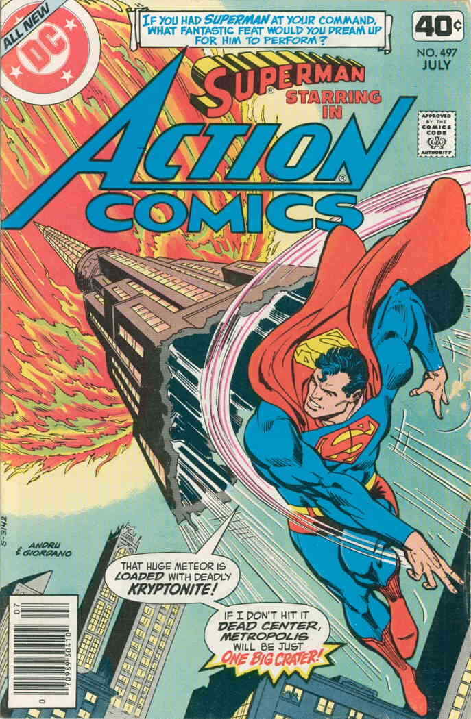 Action Comics #497 VG; DC | low grade - Superman 1979 Kryptonite Meteor - we com