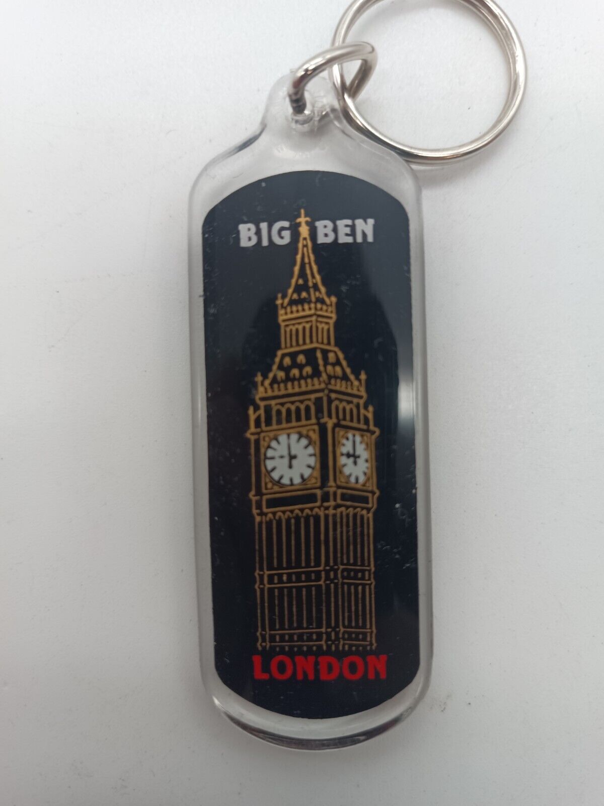 Vintage London Big Ben Keyring Keychain Collectable
