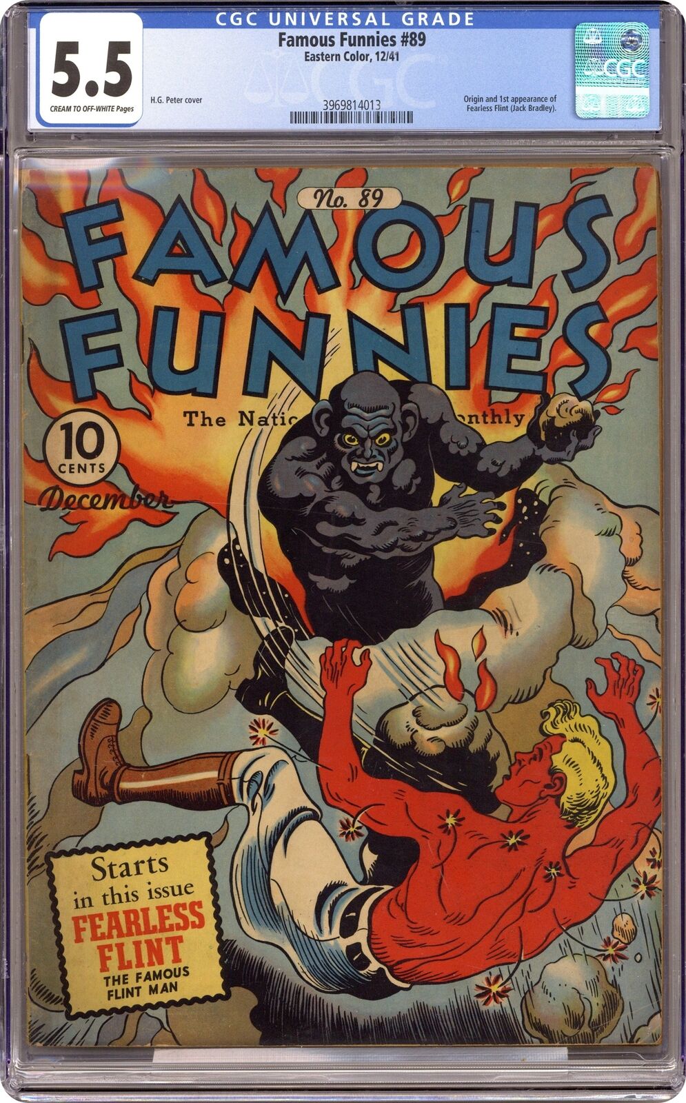 Famous Funnies #89 CGC 5.5 1941 3969814013
