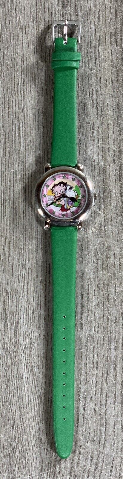 Betty Boop Willabee & Ward Watch School Backpack Stars Green Wristband NEW