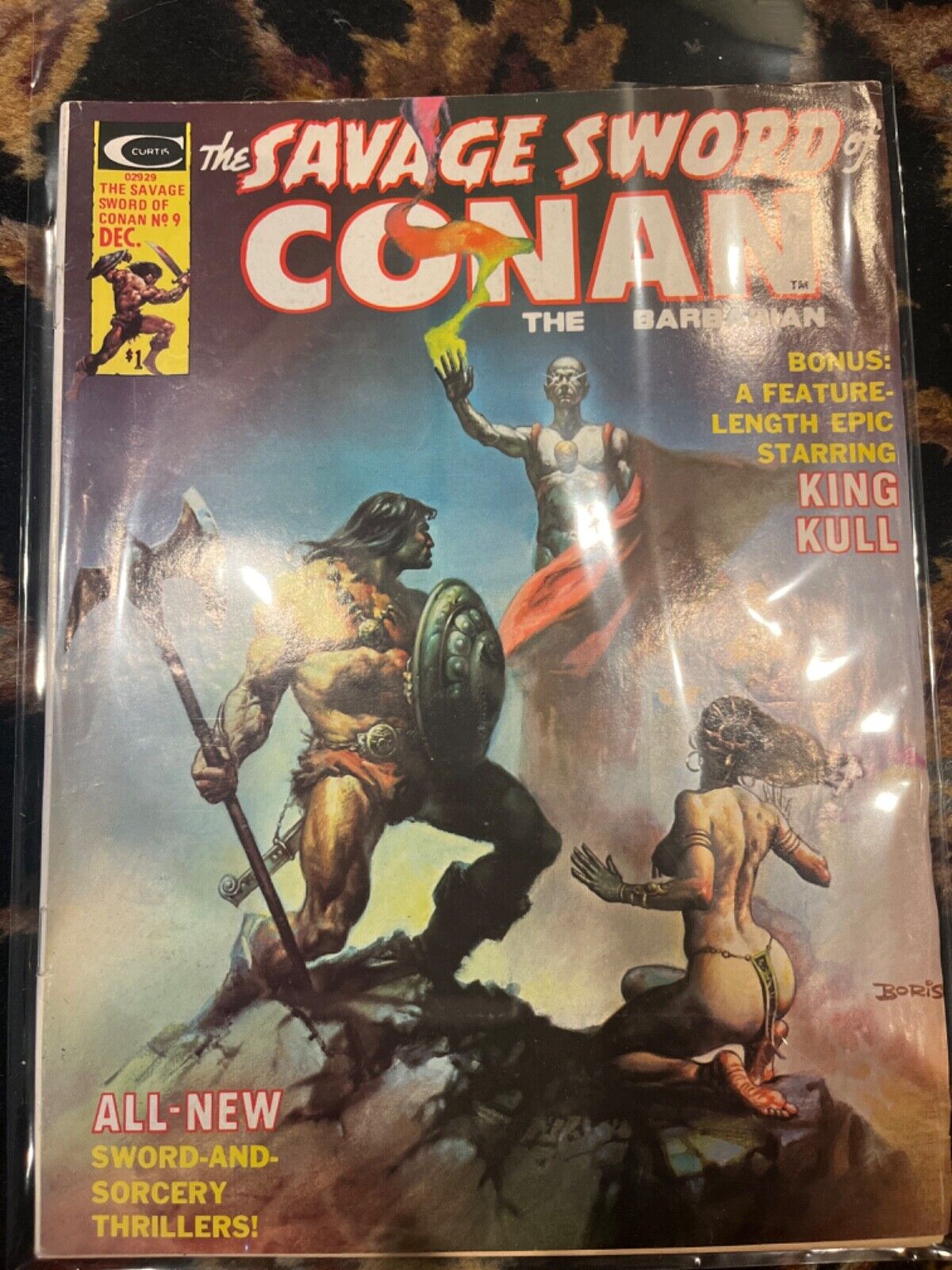 The Savage Sword of Conan The Barbarian #9 1975 Marvel