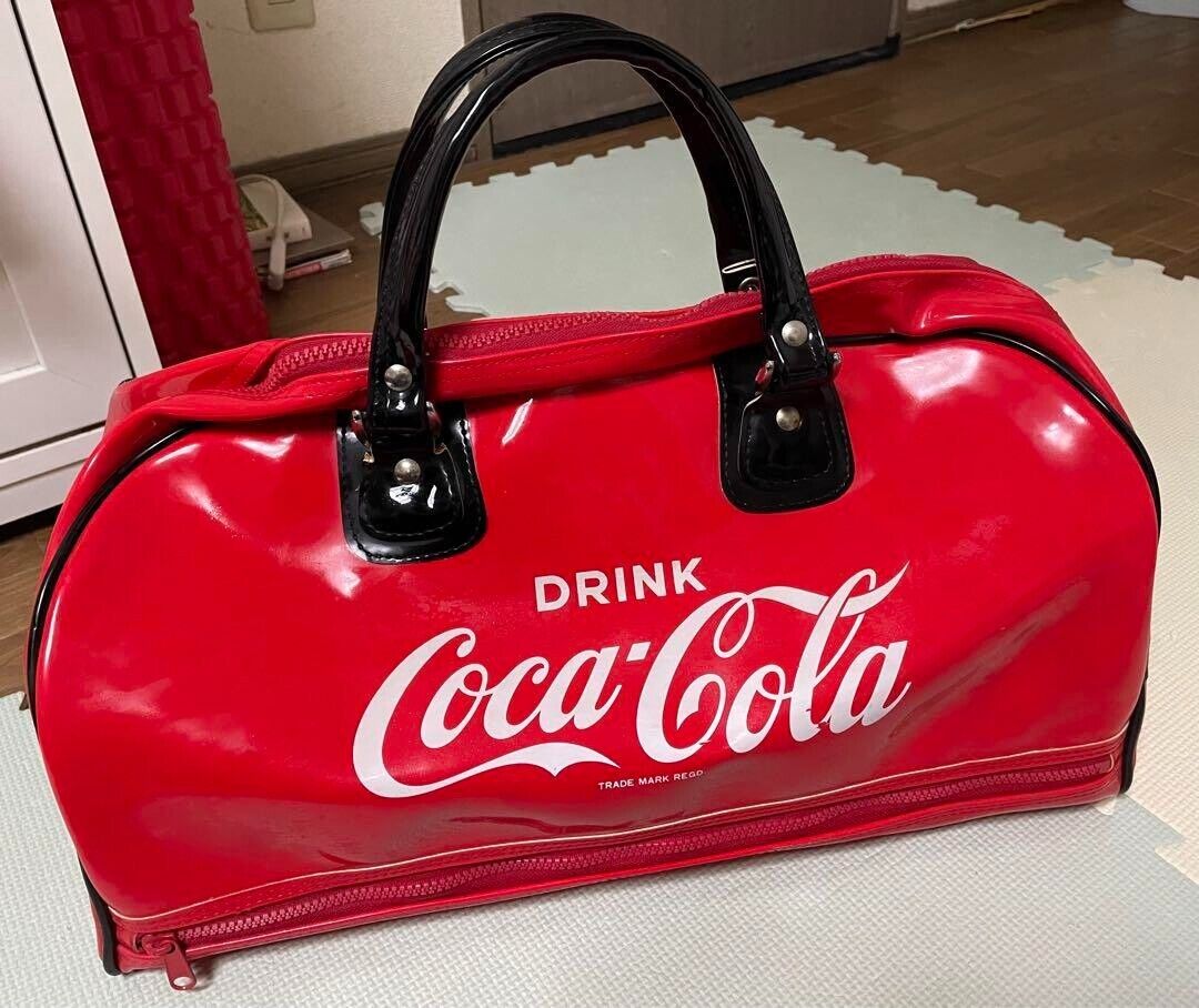 Coca-Cola Retro Bag Traveling Bag Red Super Rare