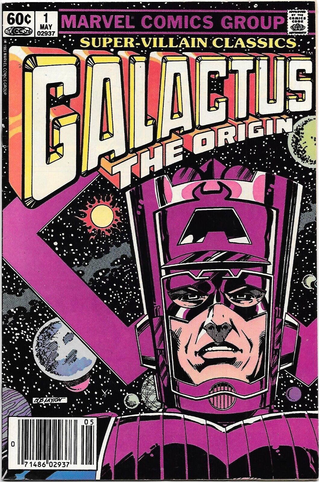 Super Villain Classics Galactus The origin #1 1983 Newsstand Edition