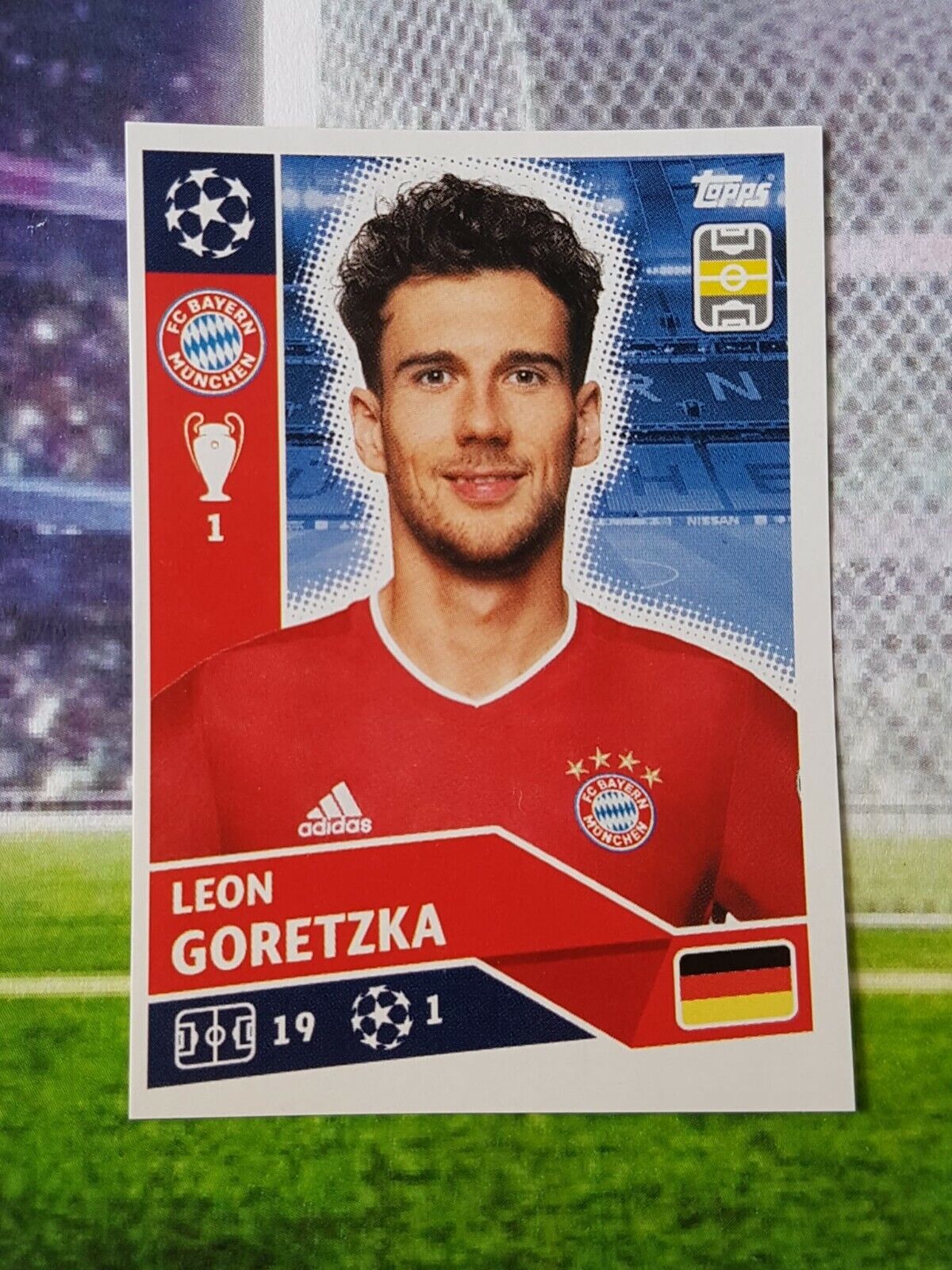 2020-21 Leon Goretzka Topps UEFA Champions League Bayern Munich #BAY11