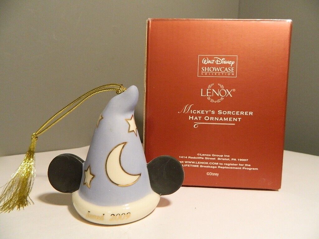 Lenox Disney Sorcerers Apprentice Hat Ornament Mickey Mouse