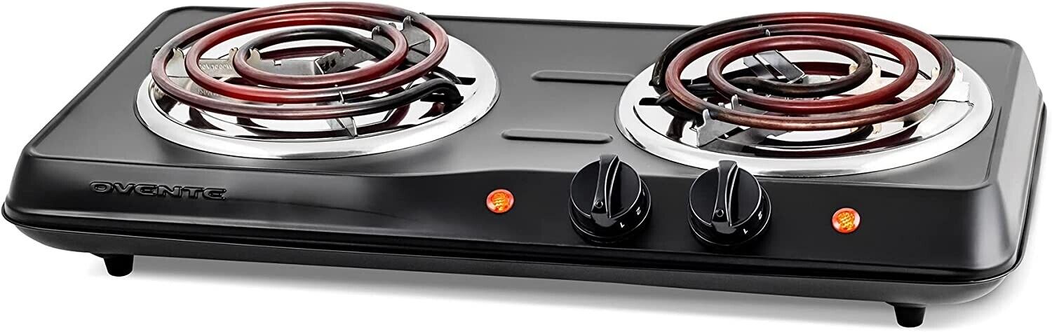 Temperature Control and Easy to Clean Countertop Stove