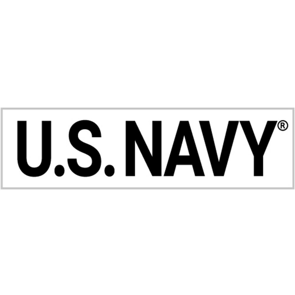 NAVY TAB U.S. NAVY (BLK/WHT) Embroidered Shoulder Patch 4-3/4\