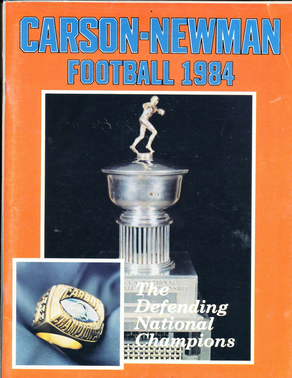 1984 Carson-Newman Football Media Guide bx100