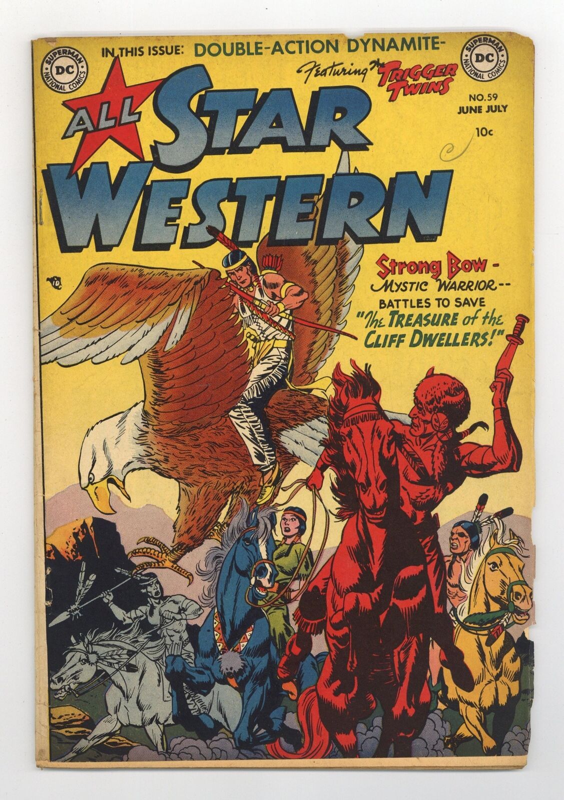 All Star Western #59 GD+ 2.5 1951