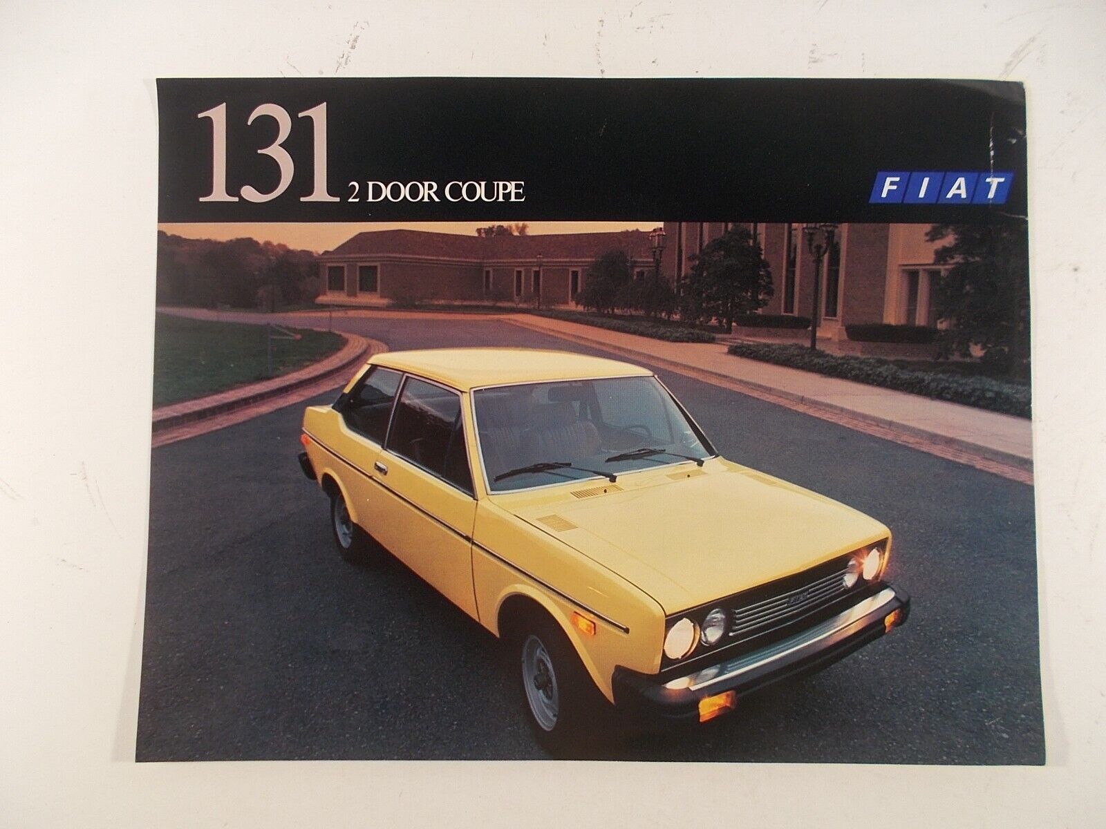 1977 Fiat 131 2 Door Coupe Brochure