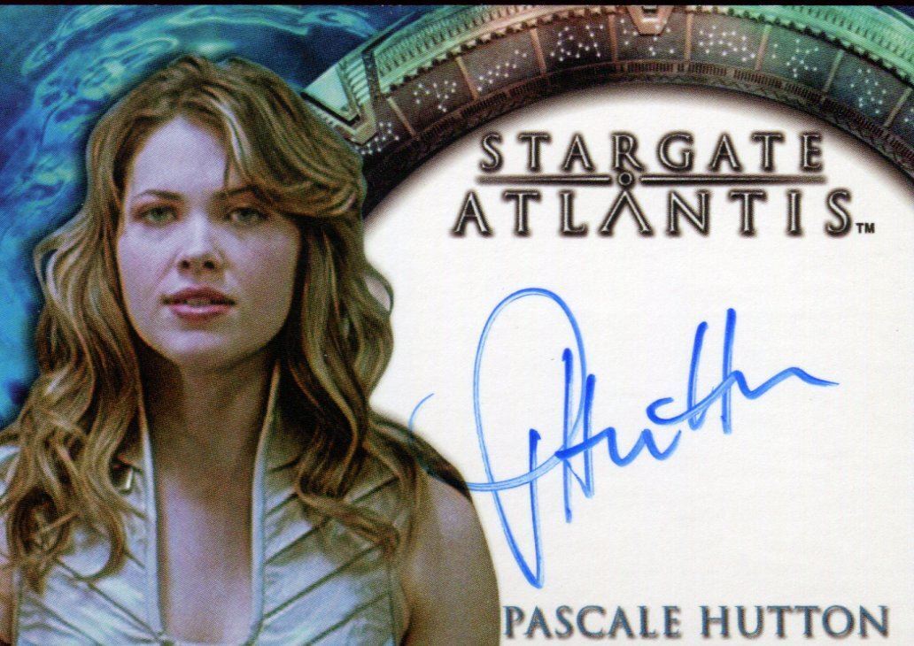 Stargate Atlantis Season Two Pascale Hutton as First Officer Autograph Card