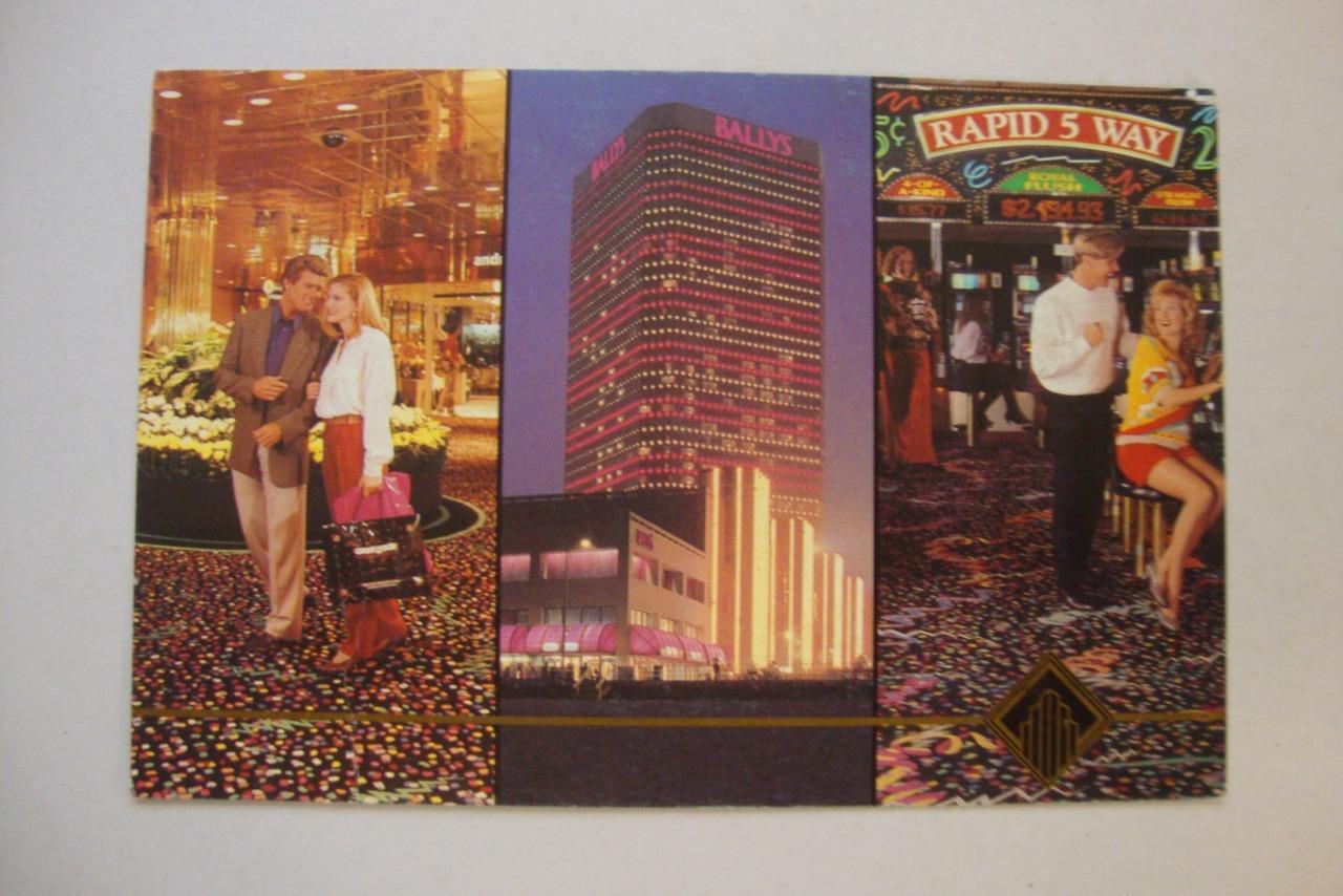 Railfans2 651) Postcard Atlantic City New Jersey Bally\'s Park Place Casino Hotel