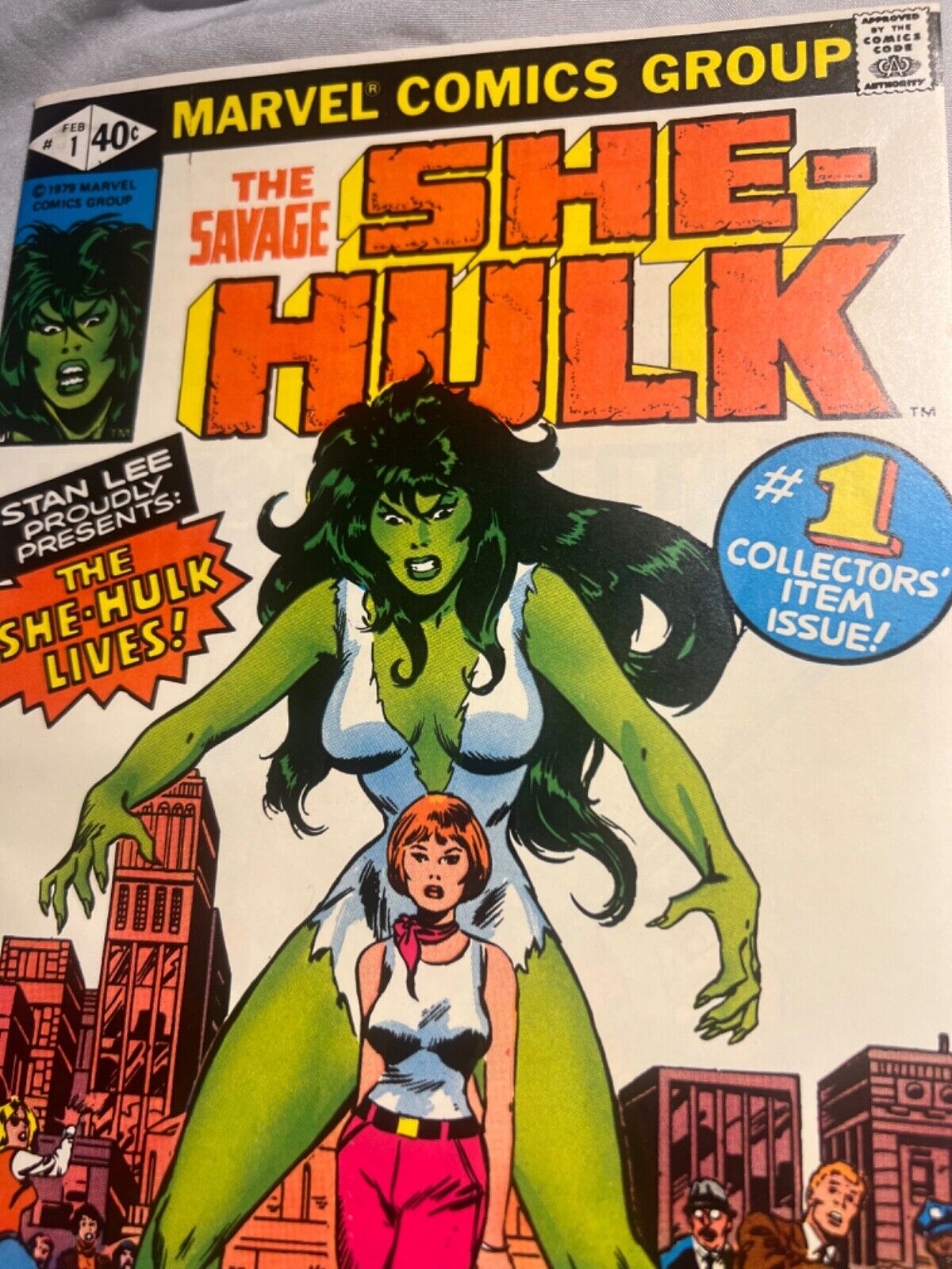 SAVAGE SHE-HULK #1  Newsstand MARVEL 1980 ~