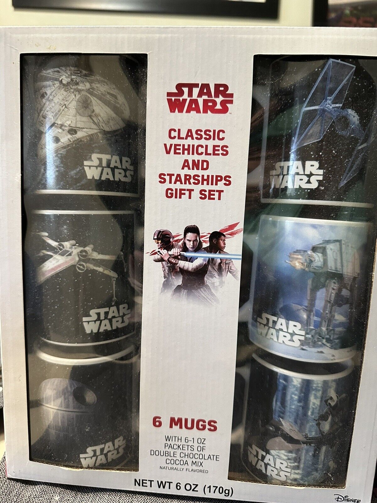 Star Wars Mug Set With Cocoa Mix