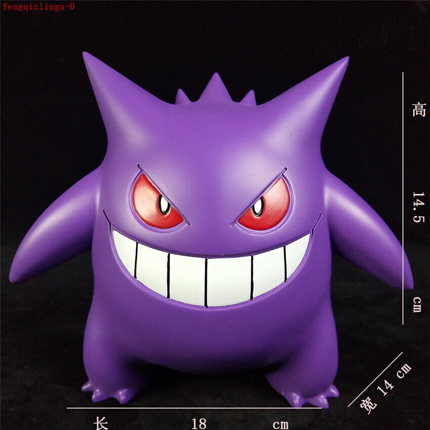 Cartoon Monsters Series Gengar Figure Resin GK Statue Model Toys Collection Gift