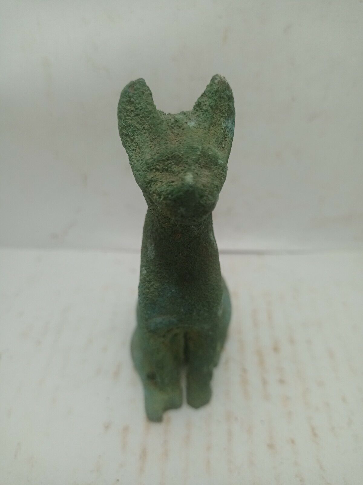 RARE ANTIQUE ANCIENT EGYPTIAN Statue of Figurine Cat Goddess Bast Bastet 945 Bc