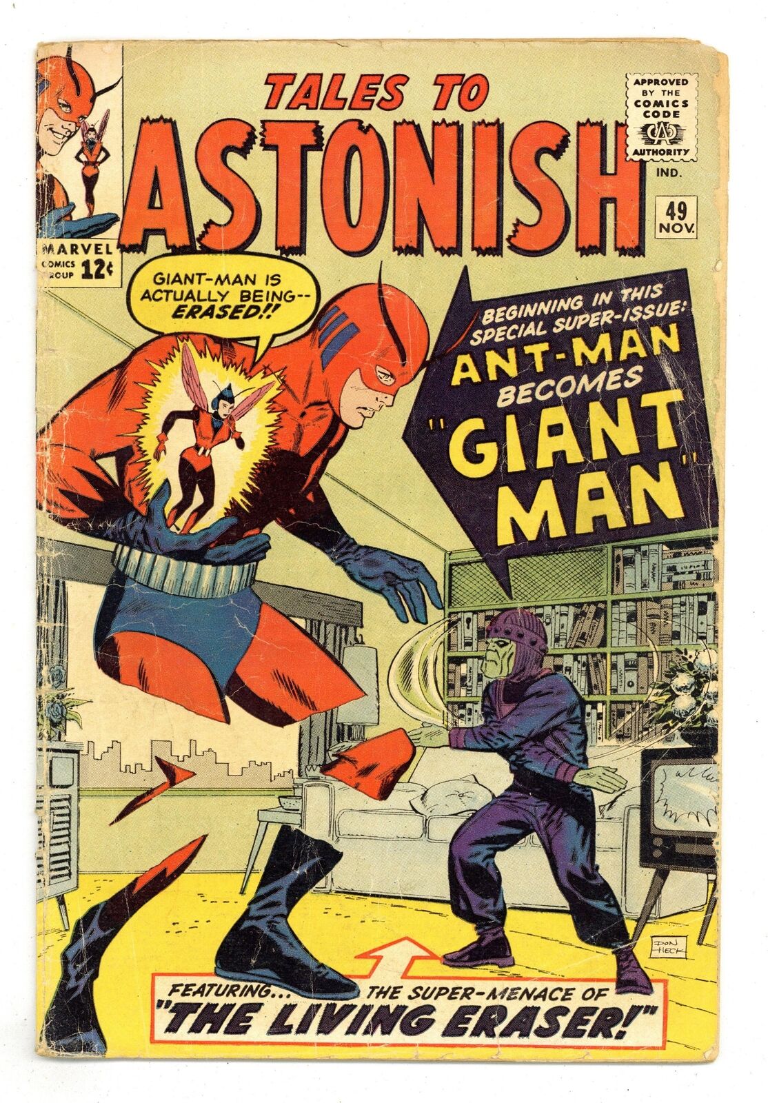 Tales to Astonish #49 GD 2.0 1963 Ant-Man becomes Giant Man