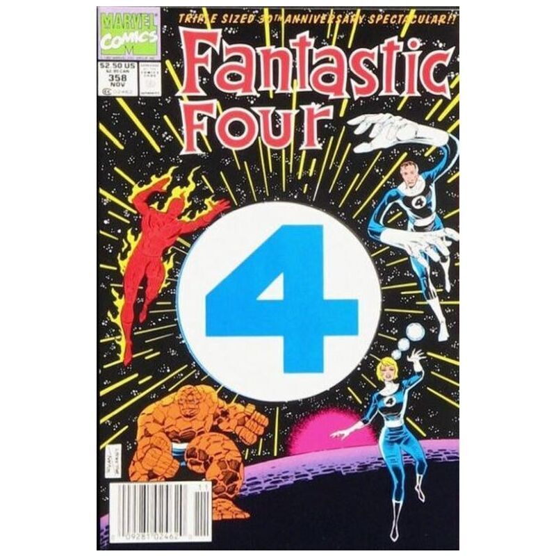 Fantastic Four (1961 series) #358 Newsstand in NM condition. Marvel comics [r{