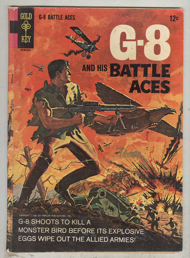 G-8 and his Battle Aces #1 October 1966 G/VG