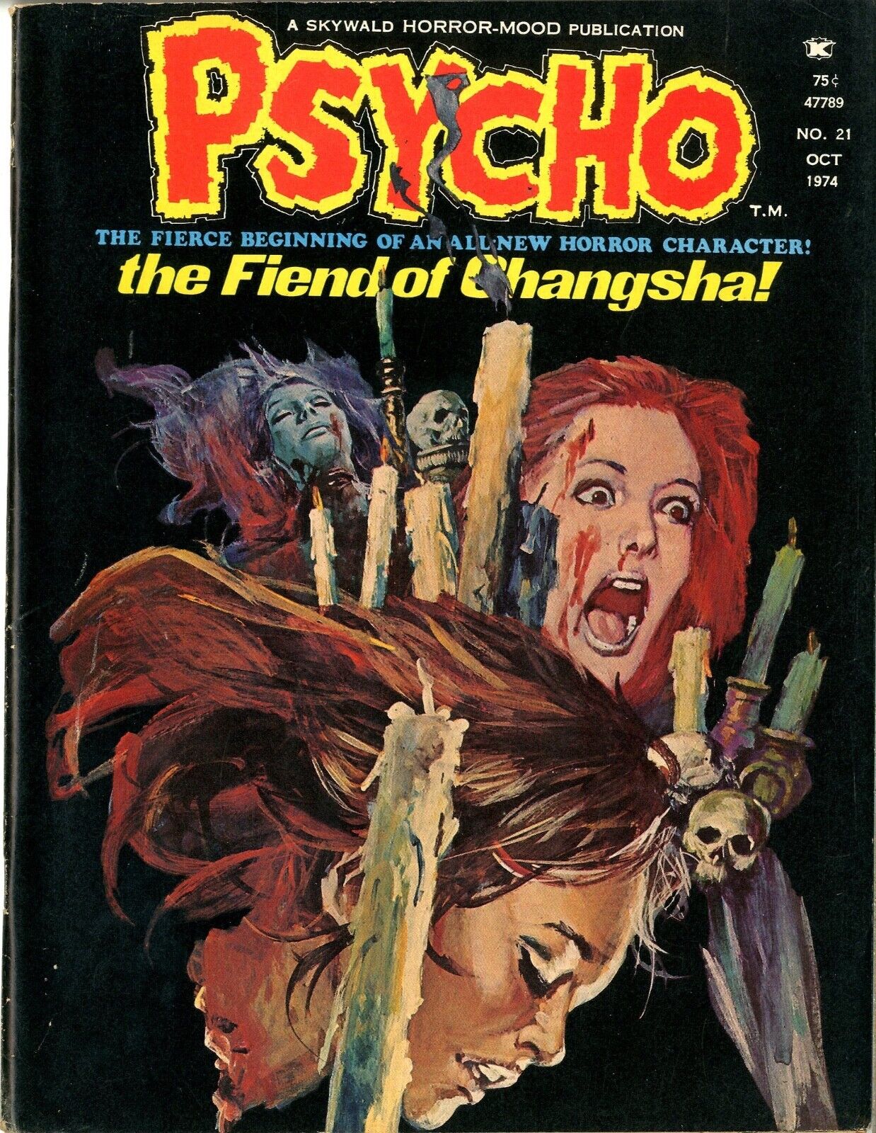 Psycho  Magazine  # 21    VERY FINE   November 1974   See creator names below...