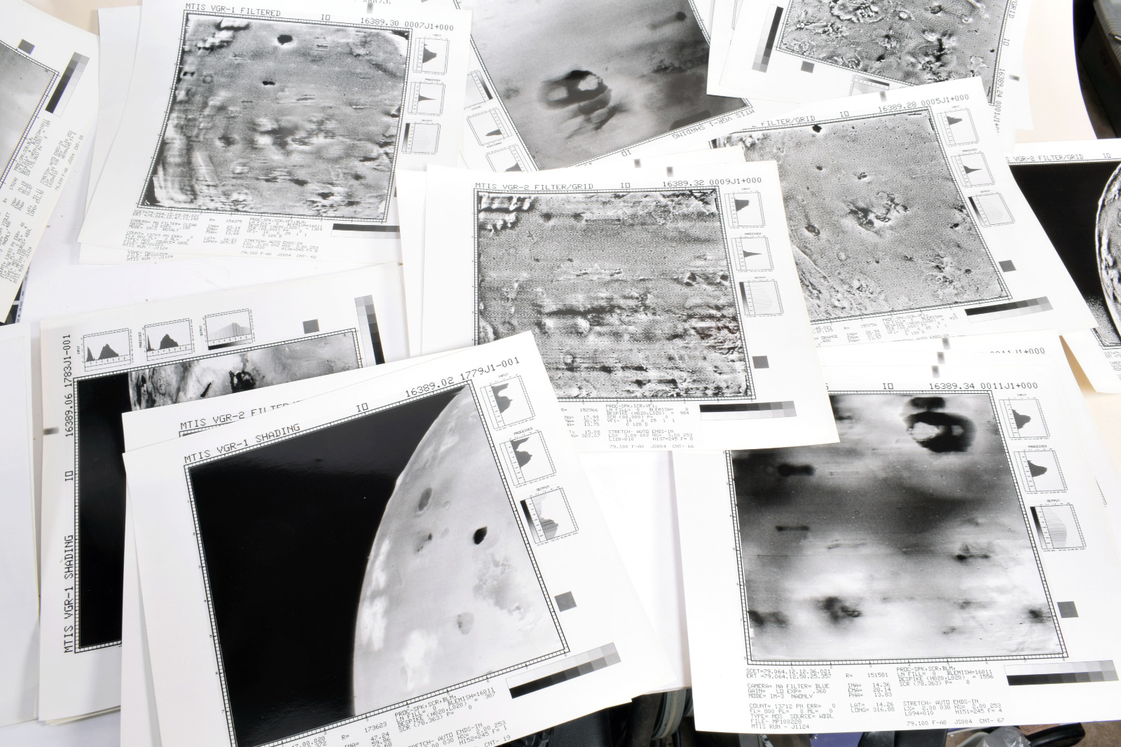 45 original RARE JPL NASA VOYAGER 1 & 2 Lander Prints 9 x 10 inch