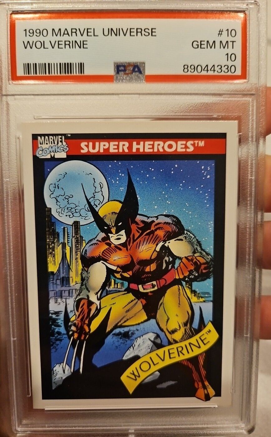 1990 Marvel Universe Impel Wolverine #10 PSA 10 GEM MINT X-Men