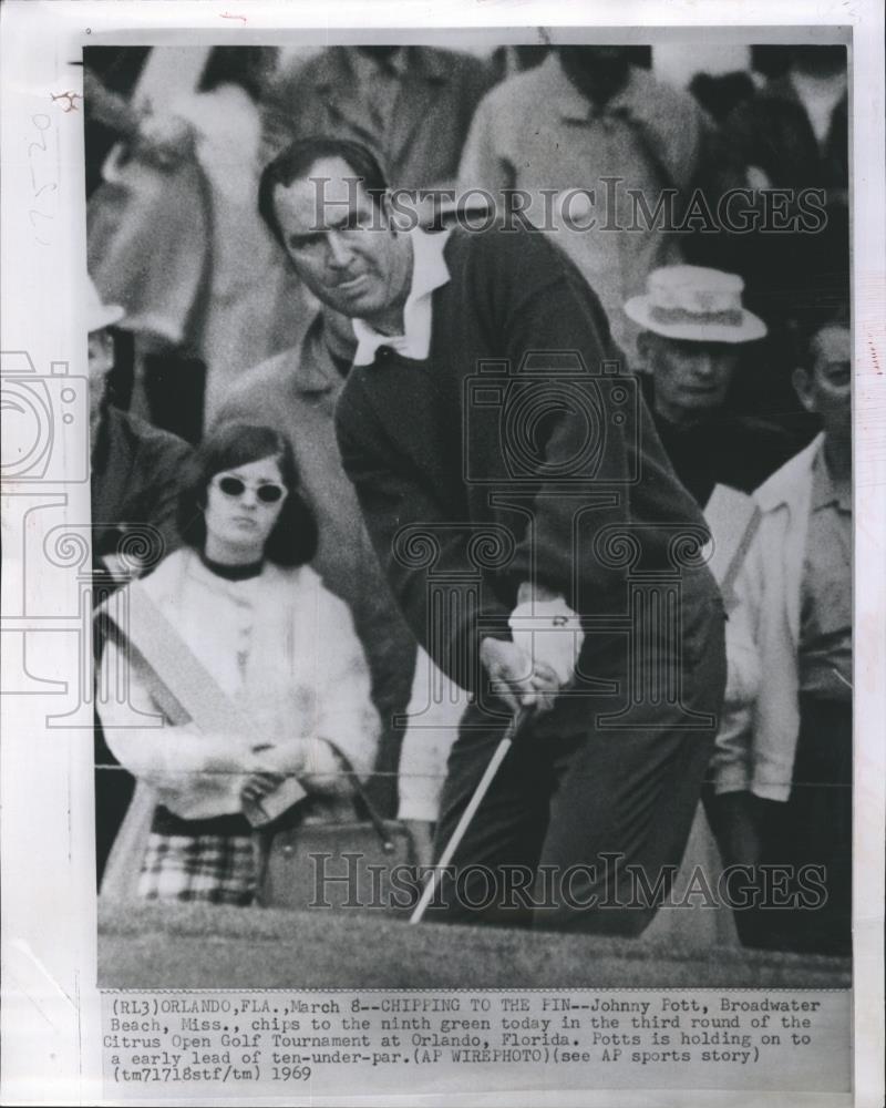 1969 Press Photo Johnny Pott Citrus Open - RSH25897