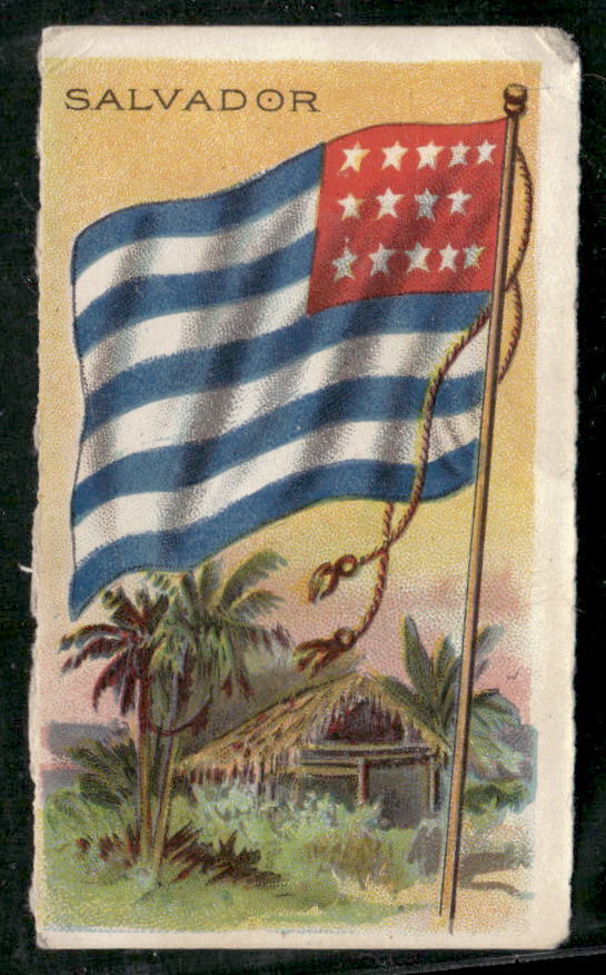 1910-11 Flags of All Nations (T59)-Salvador-Recruit #