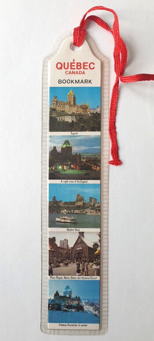 Quebec Canada Bookmark Fairmont Château Frontenac Place Royale Photos Souvenir