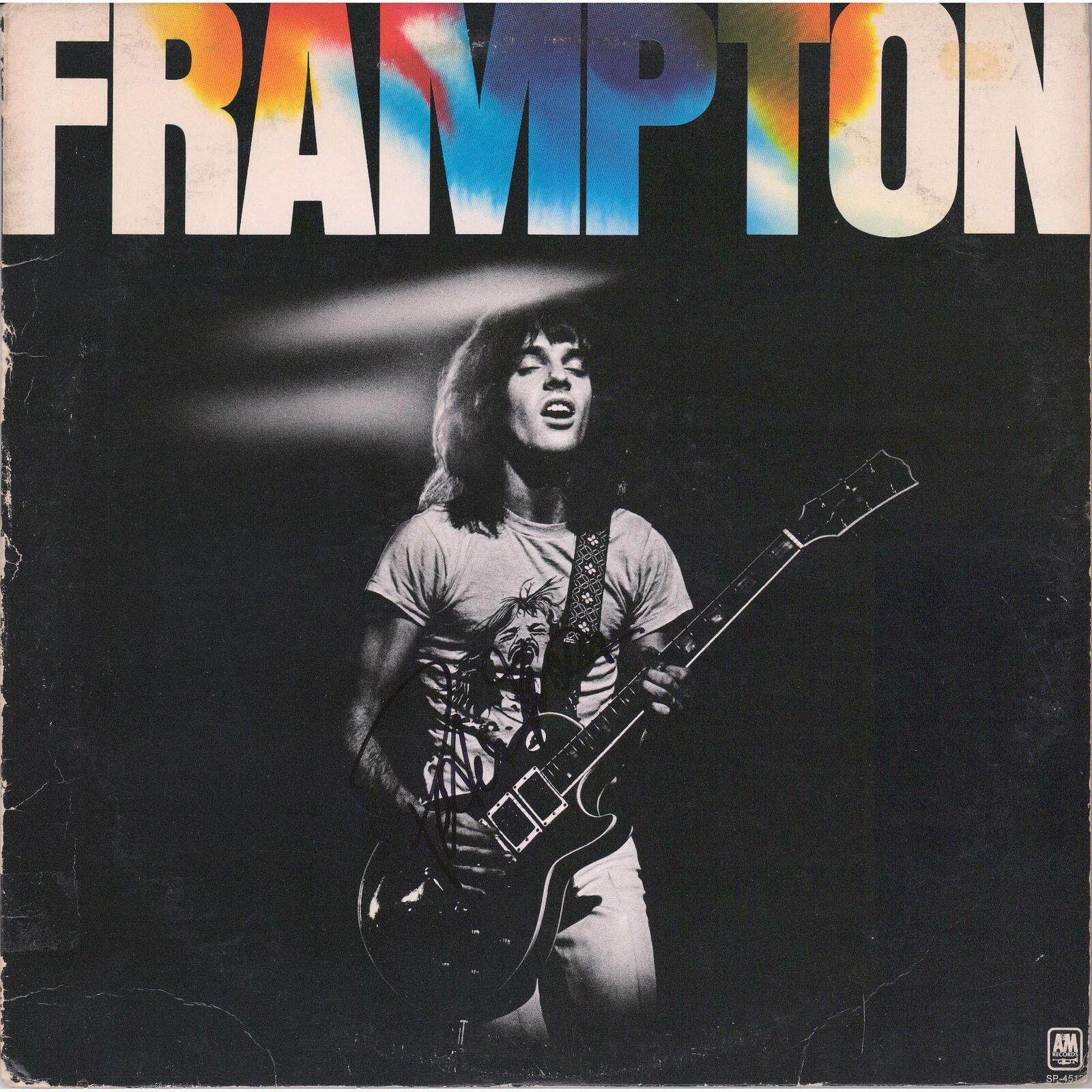 Peter Frampton Autographed Frampton Album Cover With Black Ink PSA/DNA COA