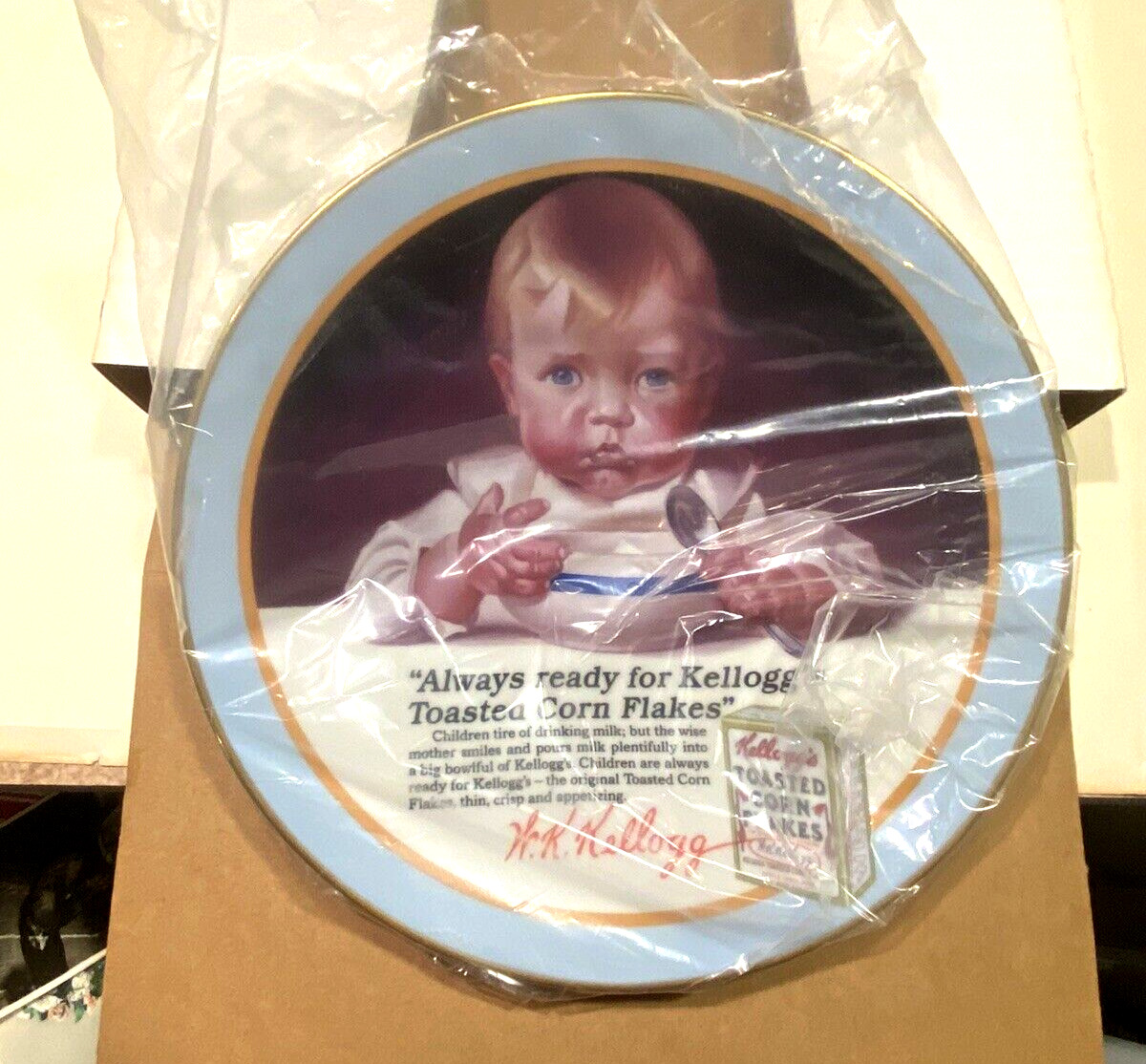Limited Edition Kellogg Nostalgia Collection Advertising Ceramic Plate