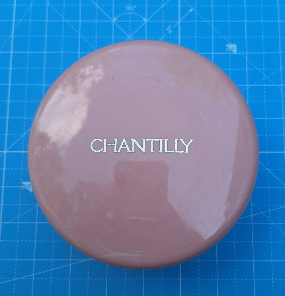 Vintage Houbigant Chantilly Dusting Body Powder  5 Oz Opened