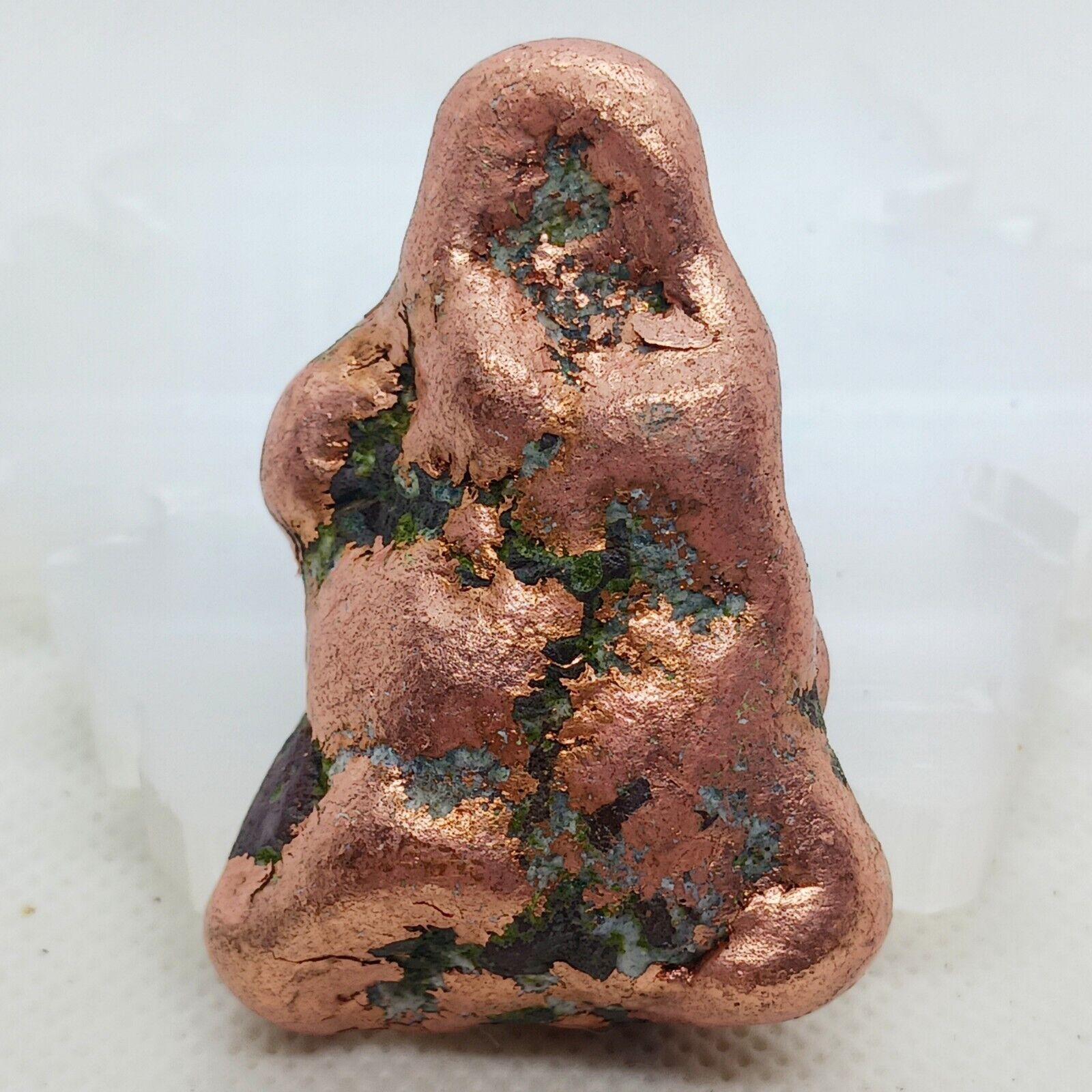 Raw Native Copper Specimen With Chrysocolla Large Natural Healing Copper Nugget 