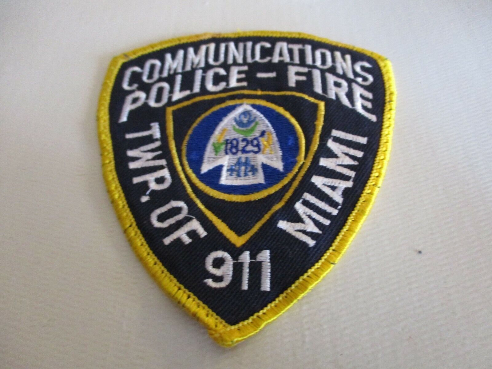Township of Miami Ohio Communications Emergency 911 Police Fire Shoulder Patch