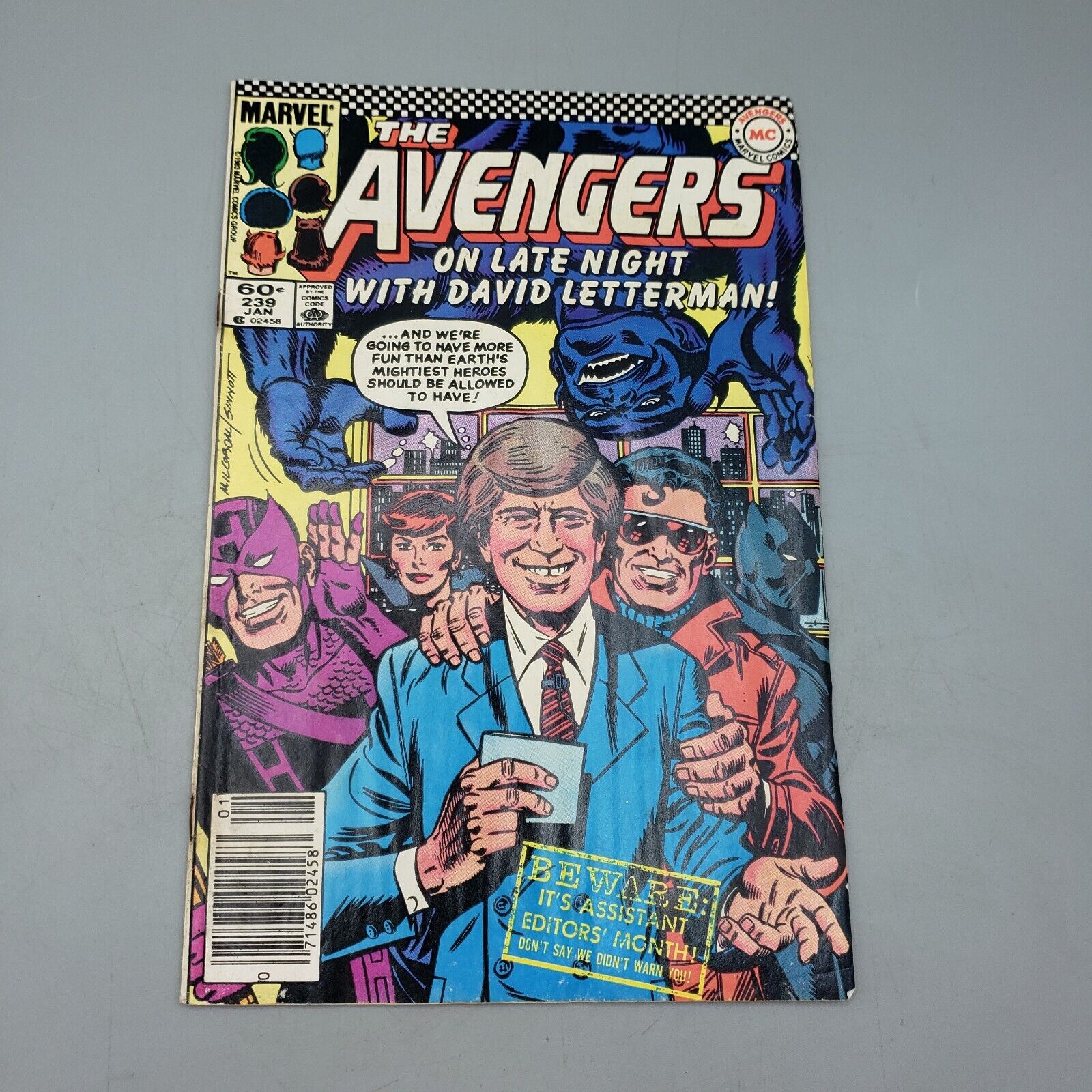 Avengers Vol 1 #239 January 1984 Late Night Of The Super Stars Newsstand Edition