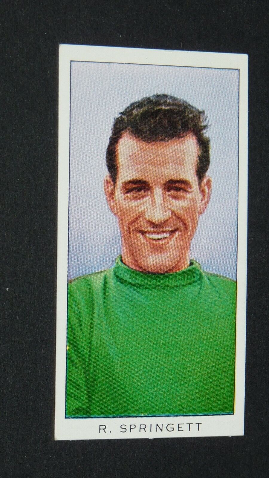 1961 FOOTBALL KELLOGG CARD #11 RON SPRINGETT SHEFFIELD WEDNESDAY OWLS ENGLAND