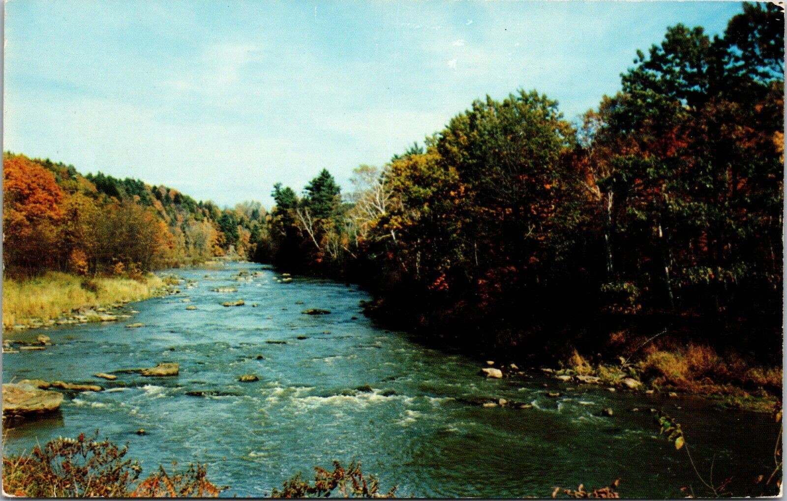 Northwood Ridge New Hampshire NH Wilderness Stream Postcard
