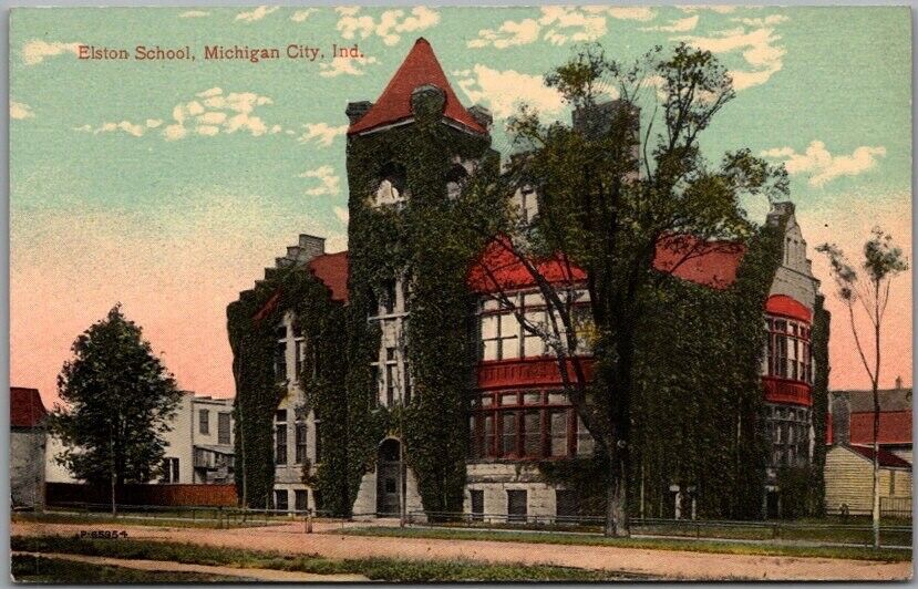 Vintage 1910s Michigan City, Indiana Postcard \