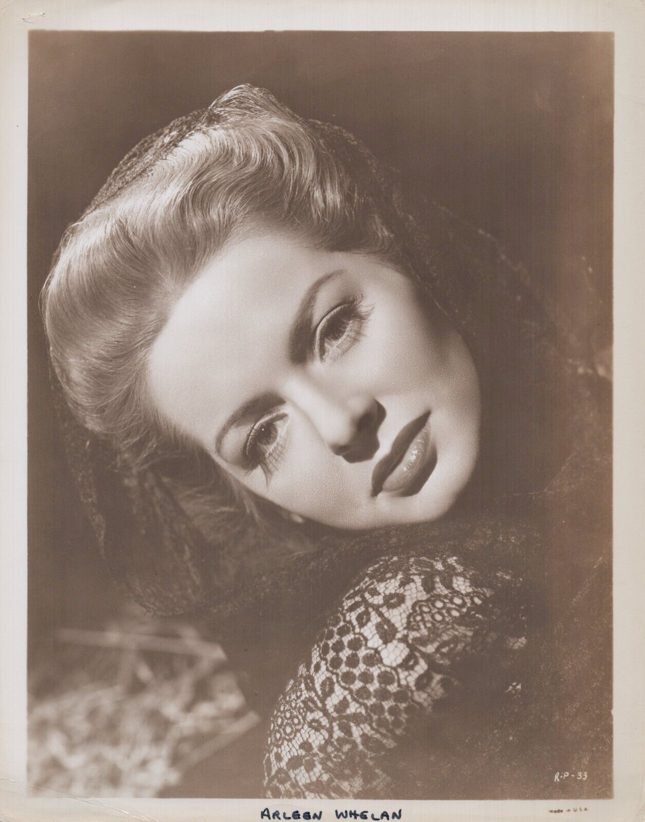 Arleen Whelan (1940s) 🎬⭐Hollywood beauty Actress - Original Vintage Photo K 164