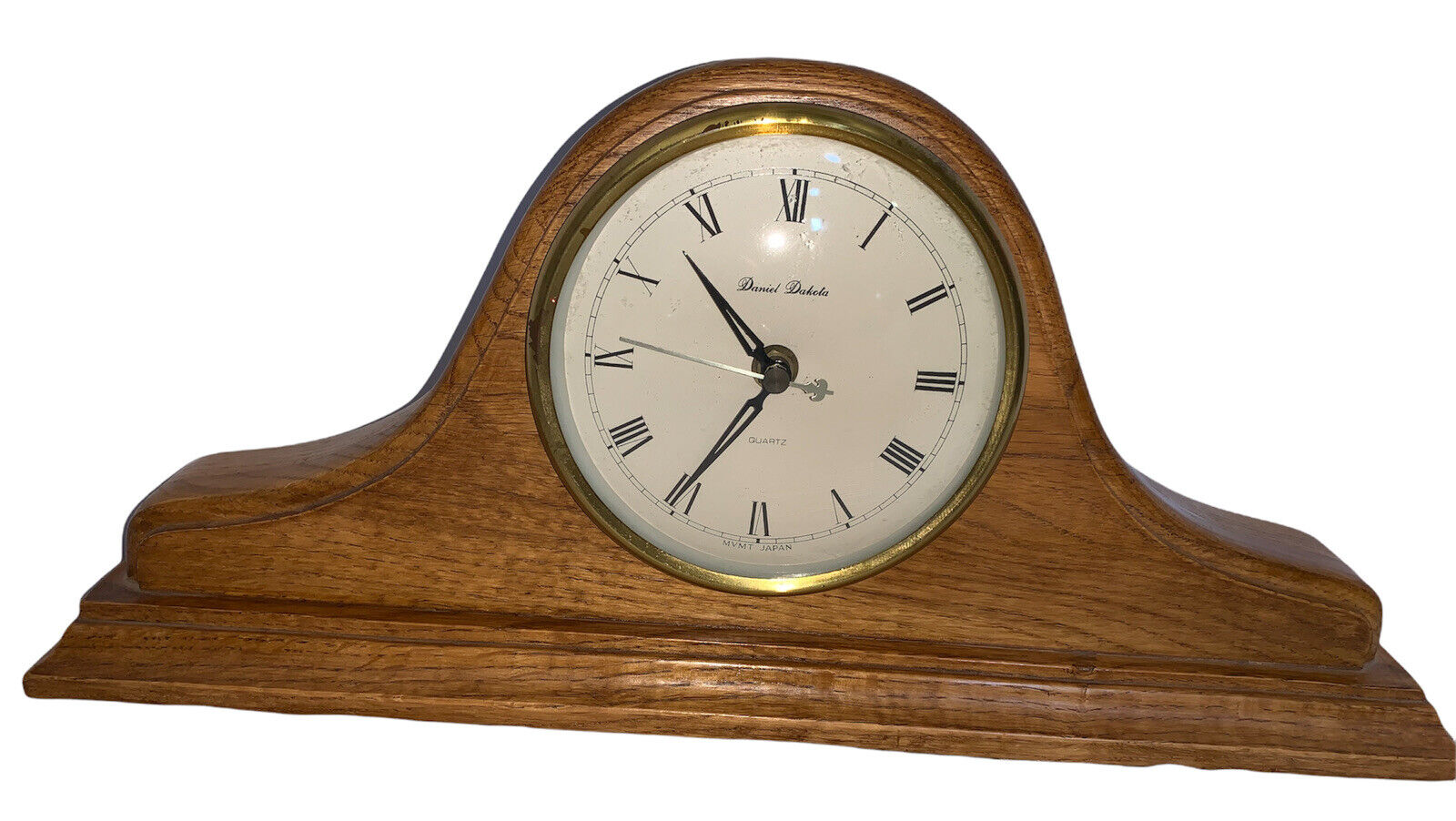 Daniel Dakota Quartz Mantle Clock Japan MVMT Genuine Solid Wood