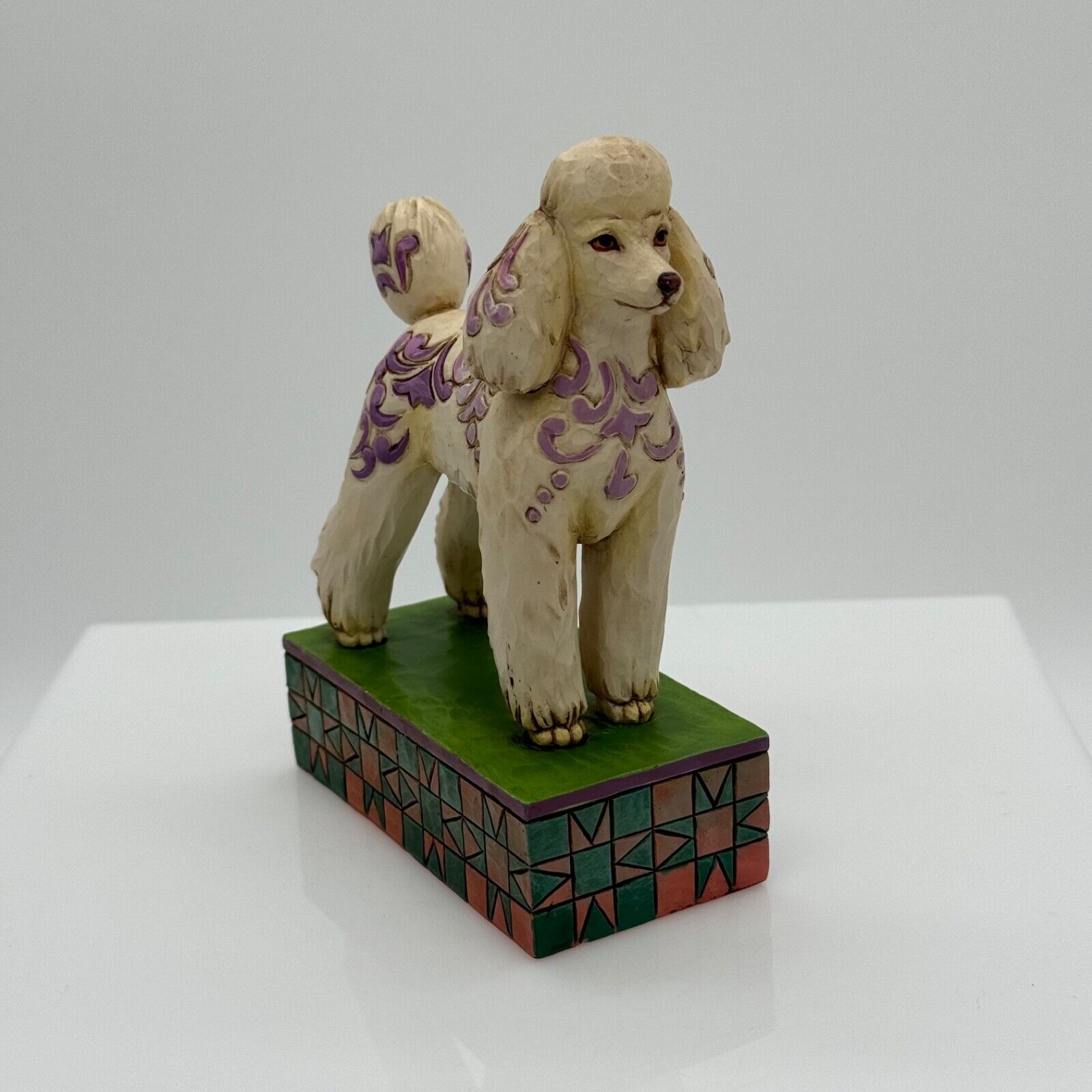 2011 Jim Shore Heartwood Creek “Genevieve” Poodle Figurine #4025832